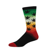 Unisex Athletic Good Vibes Sunrise Crew Socks