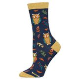 Ladies Bamboo Cute Hoot Socks