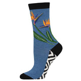 Ladies Bamboo Birds Of Paradise Socks