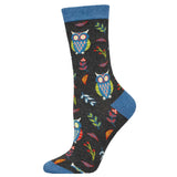 Ladies Bamboo Cute Hoot Socks
