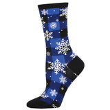 Ladies Snowflake Plaidern Socks
