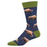 Men's Grazing Bison Socks