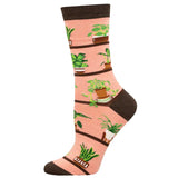 Ladies Bamboo Houseplants Socks