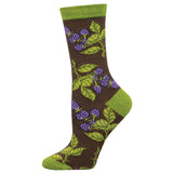 Ladies Bamboo Bunch Of Blackberries Socks