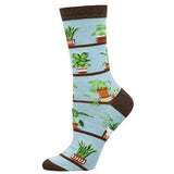 Ladies Bamboo Houseplants Socks