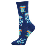 Ladies Bamboo Deep Sea Jellies Socks