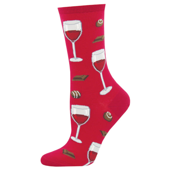 Ladies Time To Wine Down Socks