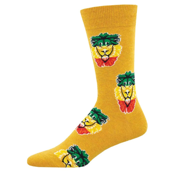 Men's Rasta Lion Socks