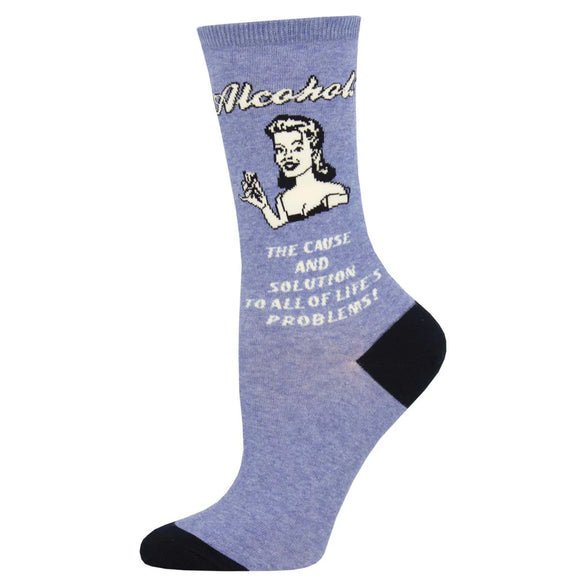 Ladies Cause And Solution Socks