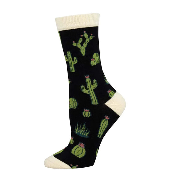 Ladies Bamboo King Cactus Socks
