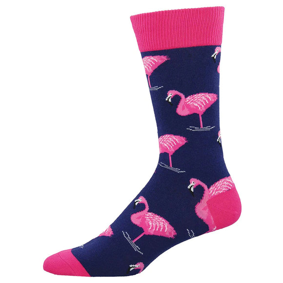 Men's King Size Flamingo Socks