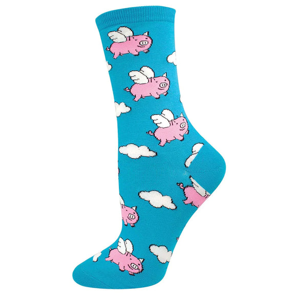 Ladies When Pigs Fly Socks