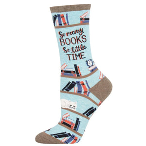 Ladies Time For A Good Book Socks
