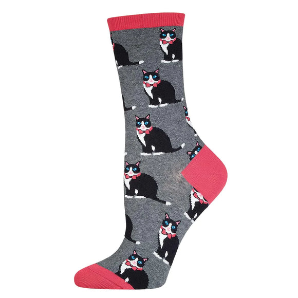 Ladies Tuxedo Cats Socks