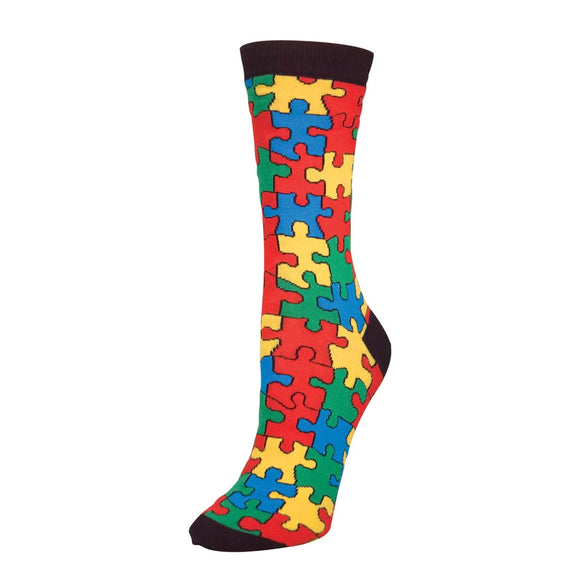 Ladies Puzzled Socks