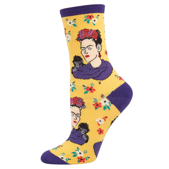 Ladies Kahlo Portrait Socks