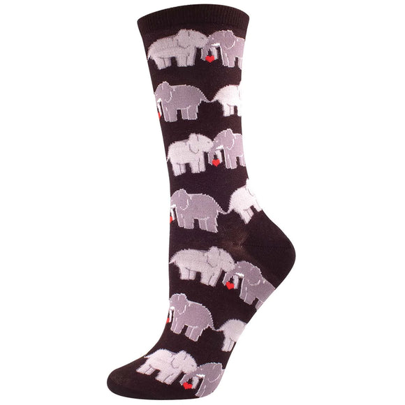 Ladies Elephant Love Socks