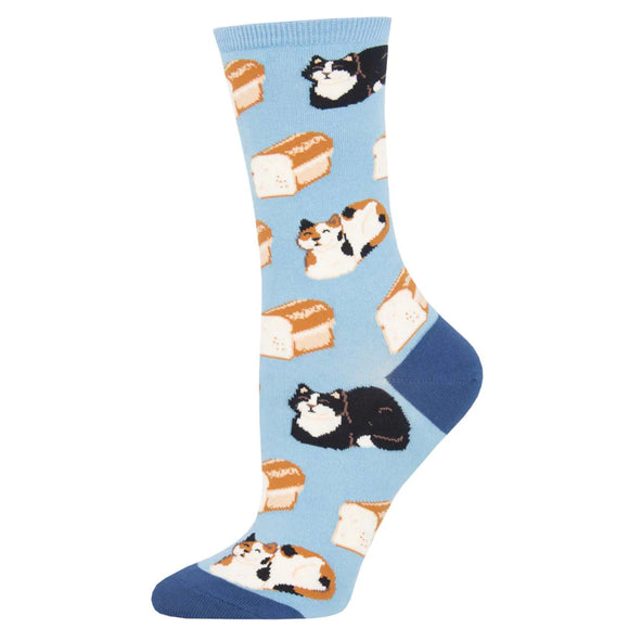 Ladies Cat Loaf Socks