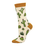 Ladies Bamboo King Cactus Socks