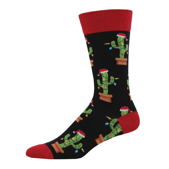 Men's Christmas Cactus Socks