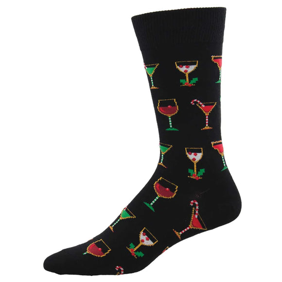 Men's Christmas Cocktails Socks