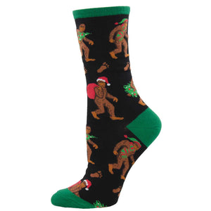 Ladies Big Foot Christmas Socks