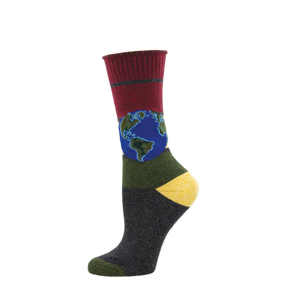 Outlands Recycled Cotton Down To Earth Socks