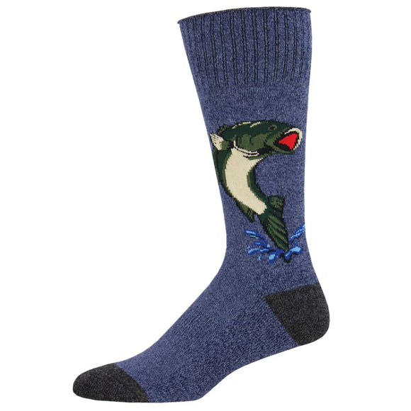 Outlands Recycled Cotton Big Mouth Bass Socks