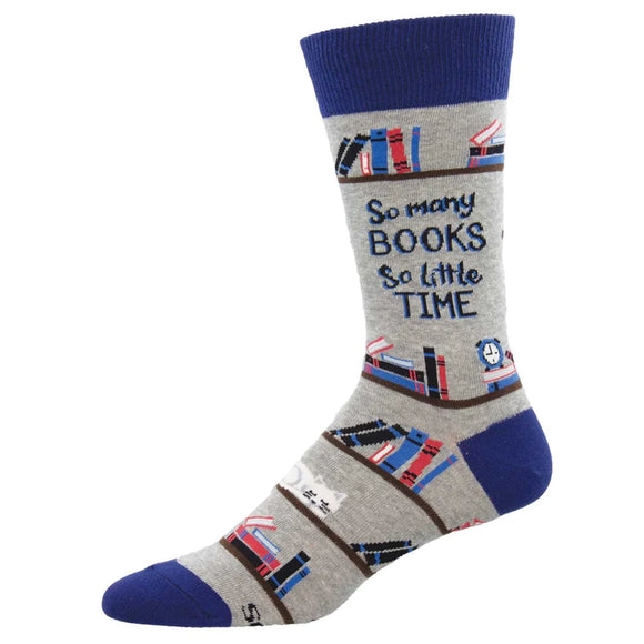 Men's Time For A Good Book Socks