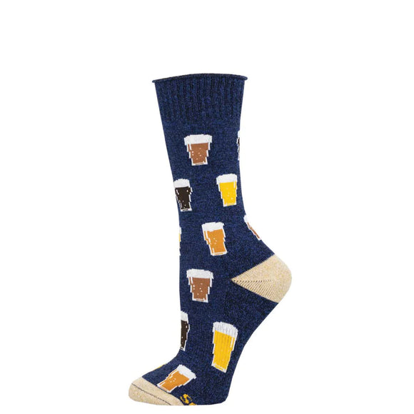 Outlands Recycled Cotton Beer For All Socks