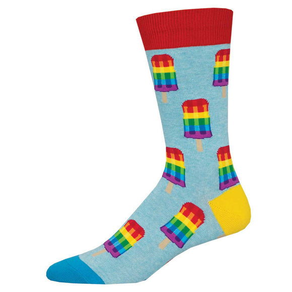 Archer Vog Socks - Yellow/Pink/Green, Colourblock sock