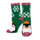 Ladies Warm & Cozy Penguin Socks