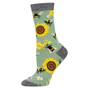 Ladies Bamboo Honey In The Bank Socks