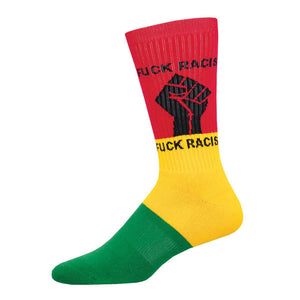 NO BS - Fuck Racism Athletic Socks