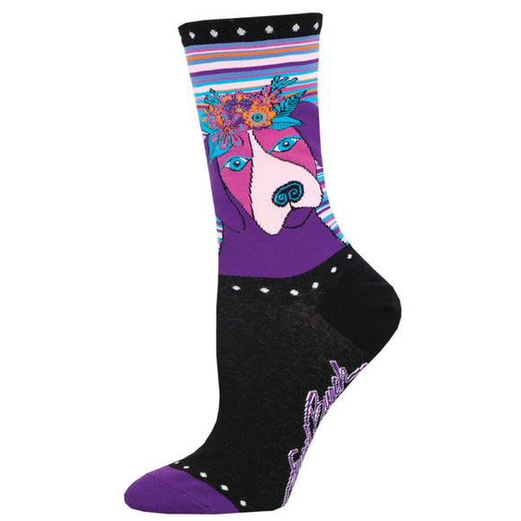 Ladies Violet Socks
