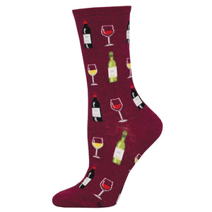 Ladies Fine Wine Socks
