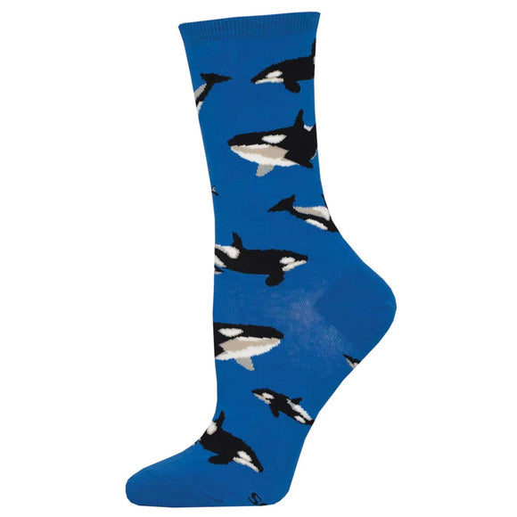 Ladies Whale Hello There Socks