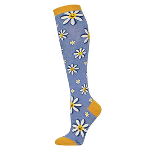 Ladies Whoopsy Daisy Knee High Socks