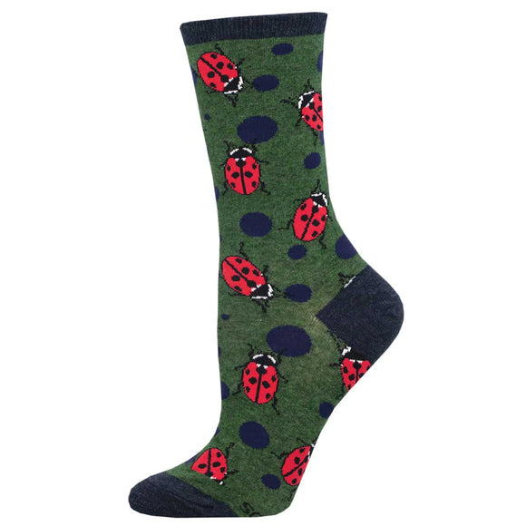 Ladies Ladybugs Socks