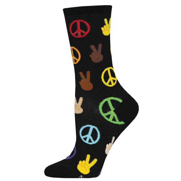 Ladies Peace Everybody Socks