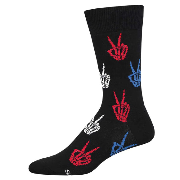 Men's R I Peace Socks