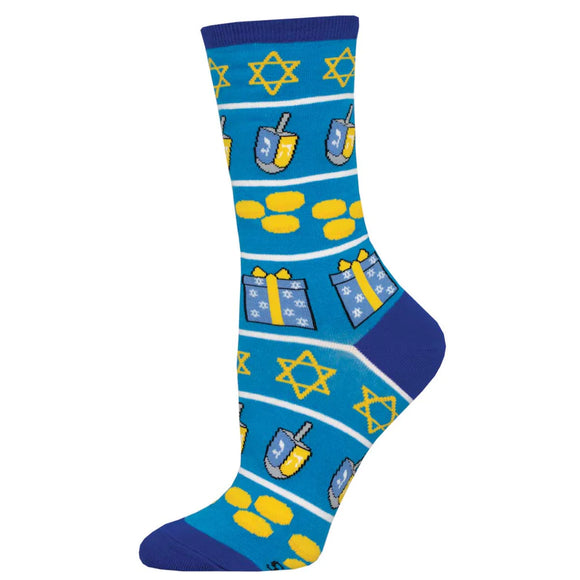 Ladies Hanukkah Icons Socks