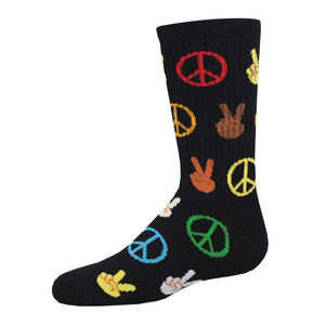 Kids' Athletic Peace Everybody Socks