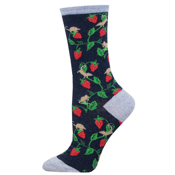 Ladies Berry Mice Socks