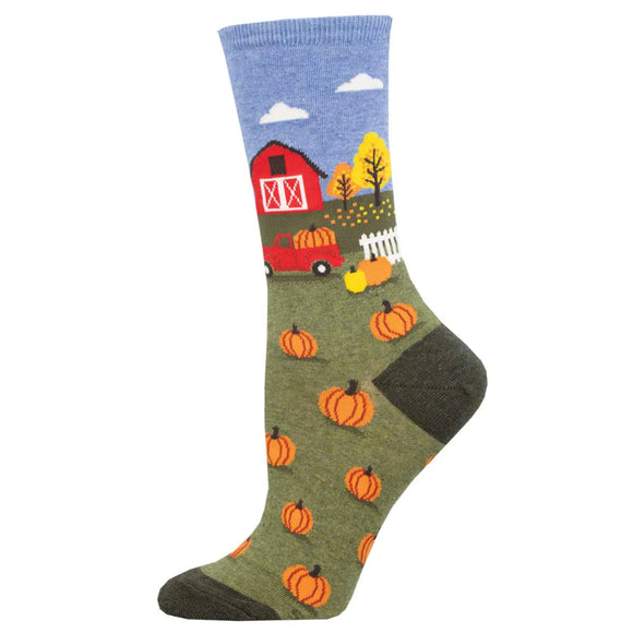 Ladies Pumpkin Patch Socks