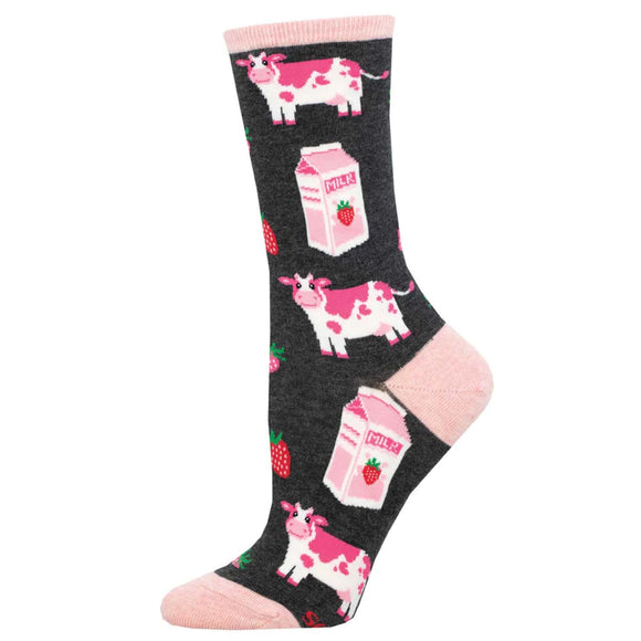 Ladies Strawberry Milk Socks