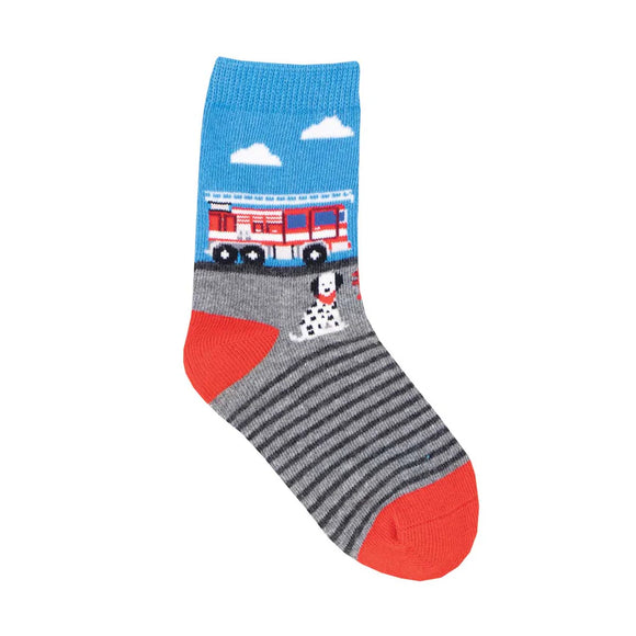 Kids' Fire Engine Socks