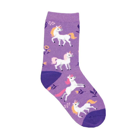 Kids' Unicorn Flowers Socks