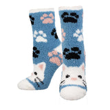 Ladies Warm & Cozy Soft Kitty Socks