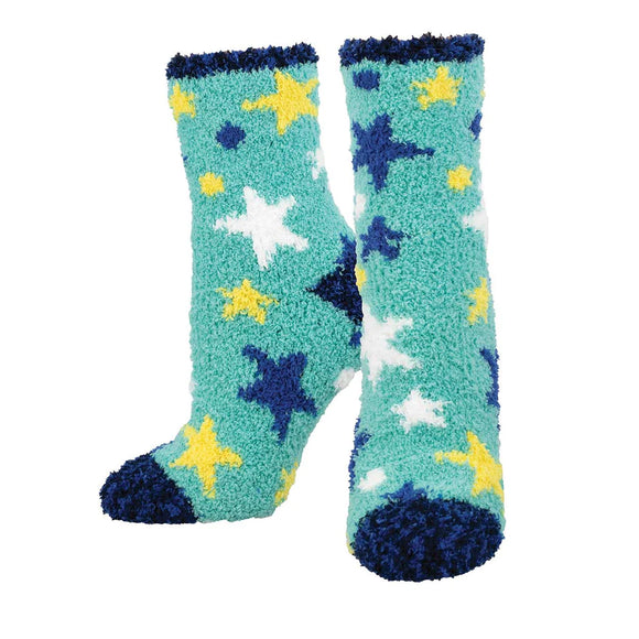 Ladies Warm & Cozy Super Stars Socks